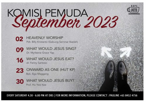 Acara komisi Pemuda Sept 2023 Acara komisi Pemuda Sept 2023