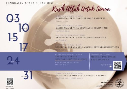 Kebaktian Bulan Misi Kebaktian Bulan Misi