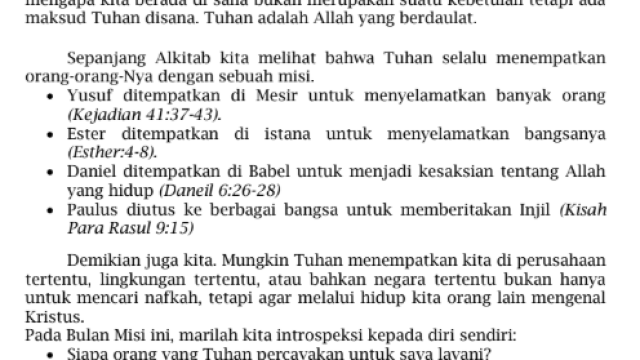 Warta 16 Agustus 2026