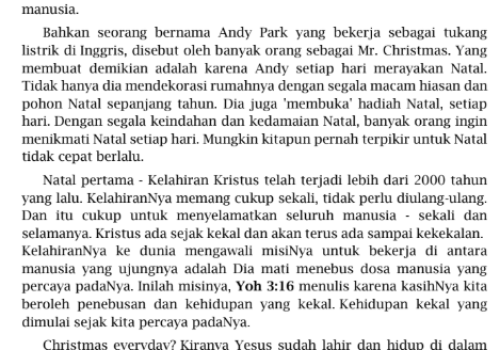 Warta 21 Desember 2025