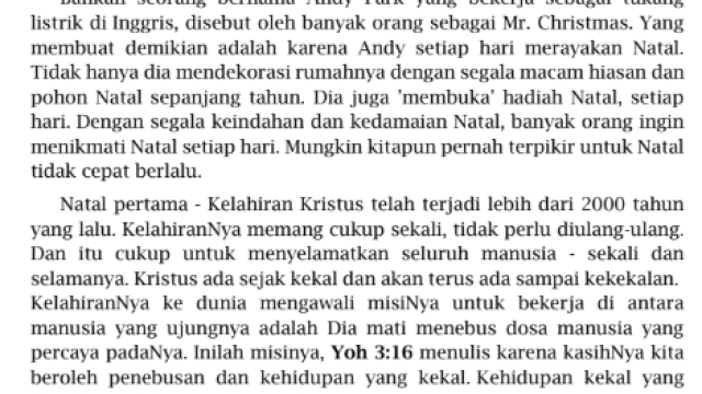 Warta 21 Desember 2025