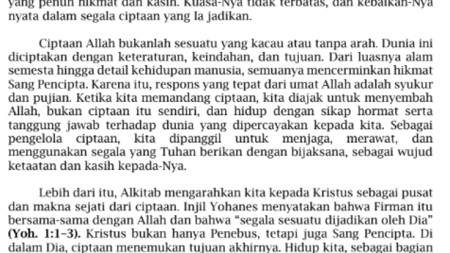 Warta 4 januari 2026